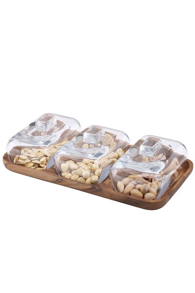 Paşabahçe Atıştırmalık Servis Ürünü 3'lü