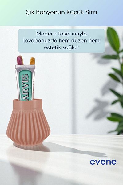 Evene Θήκη οδοντόβουρτσας Βάση οδοντόβουρτσας Βάση οδοντόβουρτσας Salmon Color Model 83