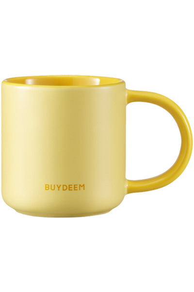 BUYDEEM Ceramic Mug CD1018-MY, 300 ml (Yellow)