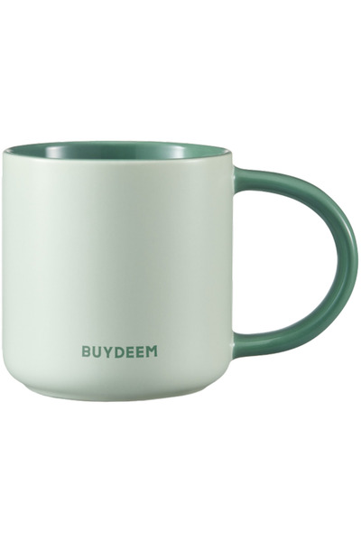 BUYDEEM Ceramic Mug 300 ml model CD1018 culoare Verde Primăvăratic