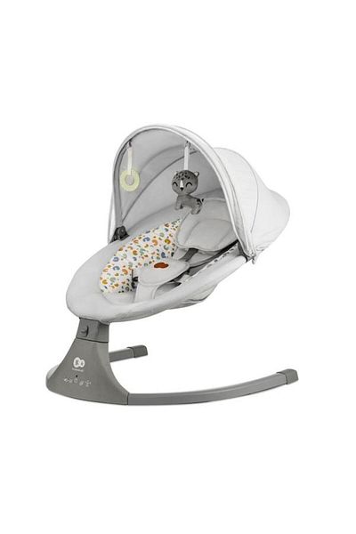 Kinderkraft Balansoar/scaun electric LUMI 2 cu telecomandă, greutate maximă 9 kg, gri