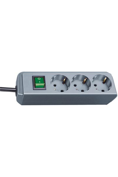 Brennenstuhl Prelungitor -Line 3 prize, 1.5m H05VV-F 3G1,5 Gri