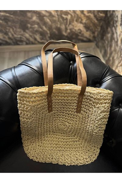 Fiori Geantă de mână pentru femei Straw