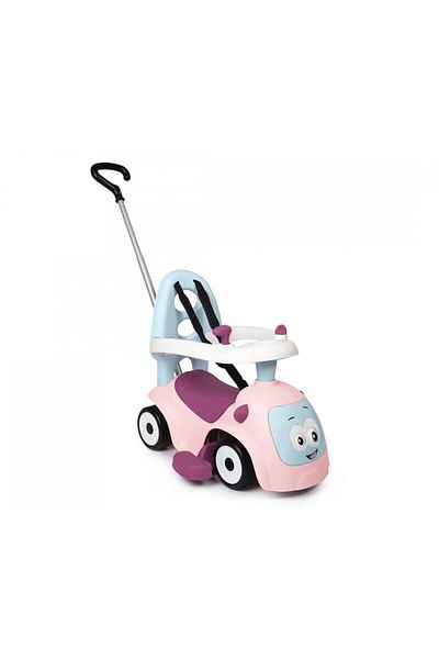 Smoby Vehicul ride-on, Smoby, 3 in 1, Cu maner parental si protectii laterale detasabile