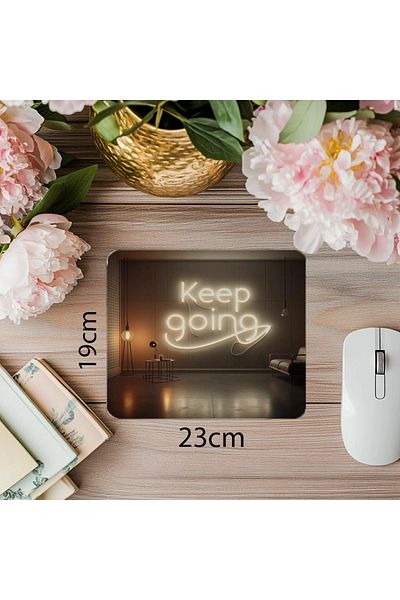 Luluyen Μοντέρνο εσωτερικό θεματικό Continue Mouse Pad - 19x23 cm 2 mm Ορθογώνιο Εισαγόμενο τυπωμένο Mouse Pad