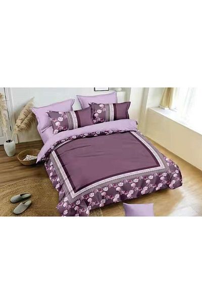 Inovius Bed Linen, Cotton Finet 3D, 6 Pieces, Double Bed Size, 2 Persons