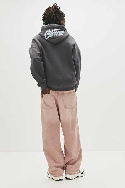 Pull & Bear STWD işlemeli kapüşonlu sweatshirt