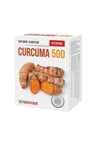 Parapharm Supliment alimentar Curcuma 500, Parapharm, 30 capsule