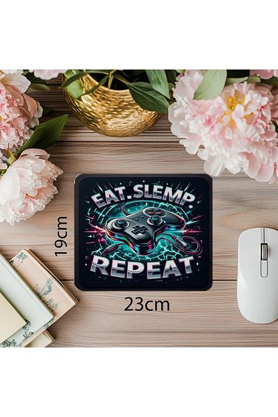 Luluyen Mouse Pad with Humor and Light – Gamer Life - 19X23 cm 2 mm Rectangle Imported Printed Mouse Pad