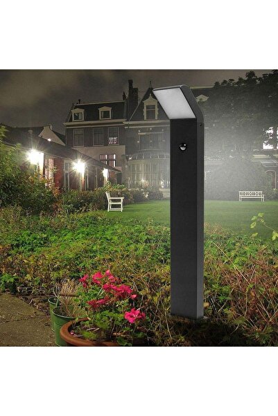 MasterLED Lampă de grădină LED, 12W, senzor de mișcare, detector PIR, lumină ...