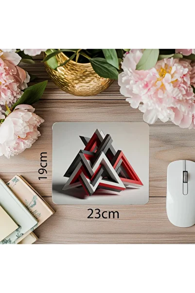 Luluyen Minimalist Design to Create Drama Effect - 19X23 cm 2 mm Rectangle Imported Printed Mouse Pad