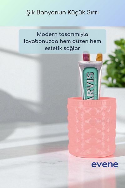 Evene Θήκη οδοντόβουρτσας Βάση οδοντόβουρτσας Βάση οδοντόβουρτσας Ανοιχτό ροζ Χρώμα Μοντέλο 85