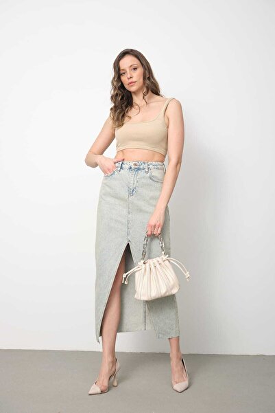 Woman Denim WOMAN DENİM UZUN ETEK