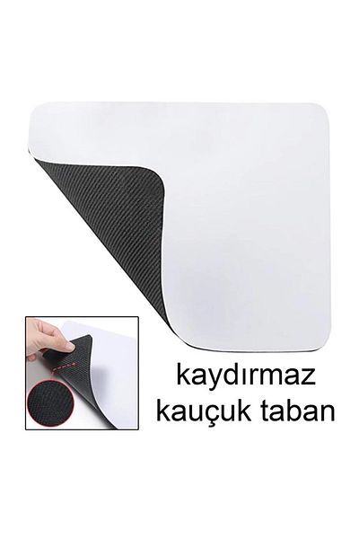 Luluyen Balance Mouse Pad with Pastel Geometric Shapes - 19X23 cm 2 mm Rectangle Imported Printed Mouse Pad