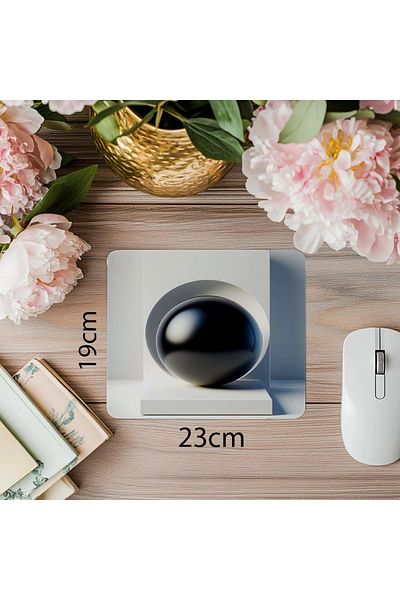 Luluyen Modern Minimal Composition Mouse Pad - 19X23 cm 2 mm Rectangle Imported Printed Mouse Pad