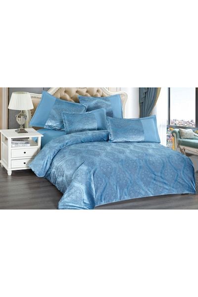 Inovius Velvet Bed Linen, Double Bed Size, 2 Persons, 6 Pieces