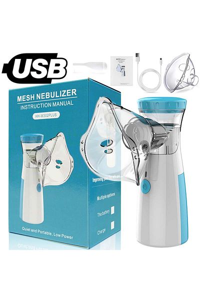 Choice3 Atomizer 3 Medical Silent Mesh Nebulizer Handheld Asthma Inhaler Atomizer Children Health Care Mini