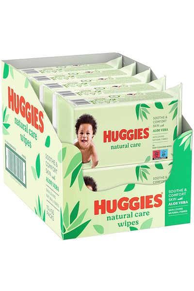 Huggies Pachet promoțional de șervețele umede Care