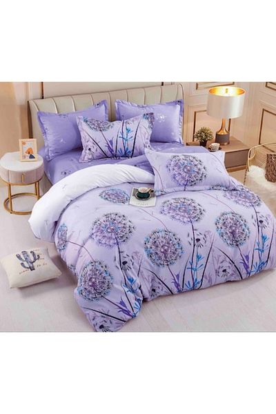 JOJO HOME Lenjerie de Pat Bumbac Finet, 1 Persoana, 4 Piese
