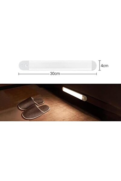 Generic Rechargeable Motion Sensor Cabinet Light with Magnetic Base - 3 Lighting Mode (30CM)