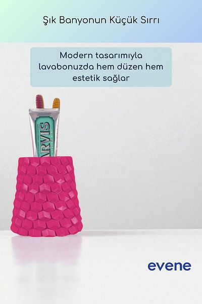 Evene Θήκη οδοντόβουρτσας Βάση οδοντόβουρτσας Βάση οδοντόβουρτσας Φούξια Χρώμα Μοντέλο 84