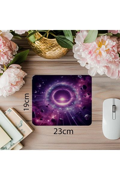 Luluyen Mouse Pad Cosmic cu tematică Gate - 19x23 cm 2 mm Mouse Pad imprimat dreptunghiular importat