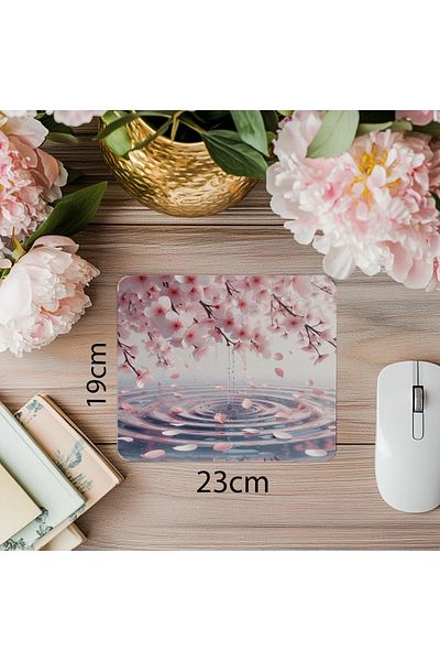 Luluyen Cold Water over Leaf Movement Mouse Pad - 19X23 cm 2 mm Rectangle Imported Printed Mouse Pad