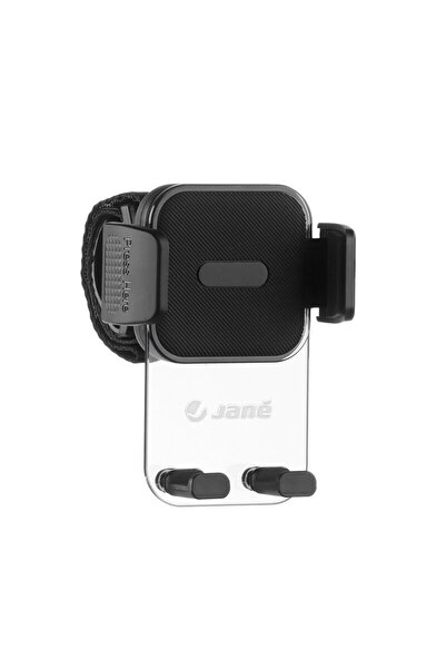 Jane Βάση τηλεφώνου, Jane, για καρότσι, Universal, Ρυθμιζόμενη, Με κουμπί κλειδώματος, Μαύρο