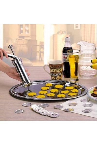 FOXMAG24 set de presă pentru biscuiți și prăjituri, 12 accesorii incluse