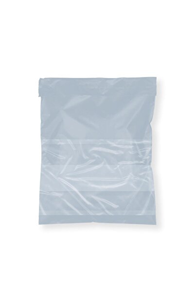 AMBALAJ PAZARI Baskısız Cepli Gri Kargo Poşeti 30x37+5 cm - 100 Adet
