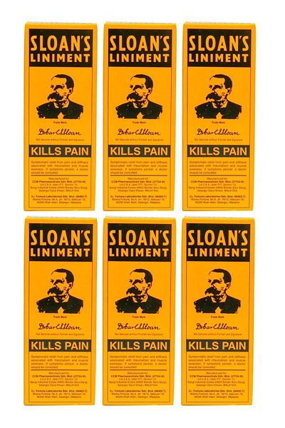 Sloan's Liniment زيت مرهم مسكن للألم لتسكين فوري للألم 70 مل (عبوة من 6 قطع)