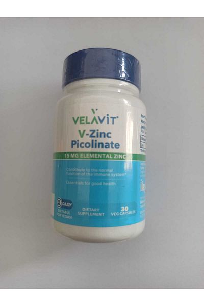 Velavit في-زنك بيكولينات 30 كبسولة