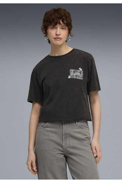 Puma Graphic Paradise Mindset Washed Relaxed Tee Women