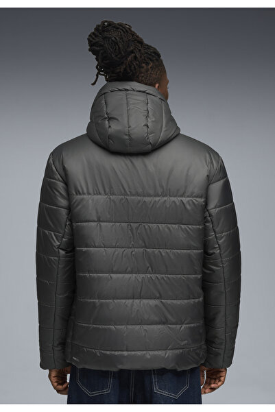 Puma Pánská prošívaná bunda Essentials s kapucí