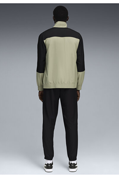 Puma Σετ αθλητικής φόρμας υφαντό Colorblock 688173 Ανδρικό σετ αθλητικής φόρμας casual ΠΡΑΣΙΝΟ