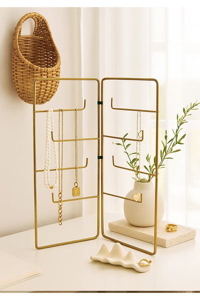 HOMİNG Clara Pop Up Modern Cercei Colier Inel Suport pentru bijuterii