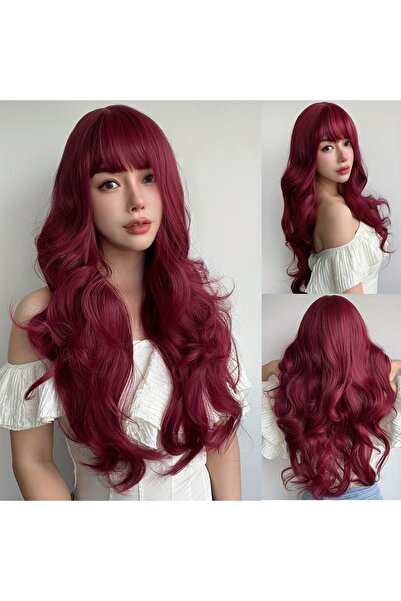 8 Kadına Dair Herşey Uzun Dalgalı Perçemli VİP Peruk