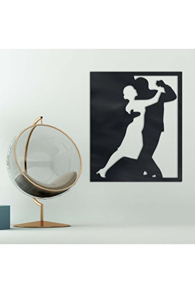 Marktna لوحة اكريلك اسود مودرن بنقشة فتاة