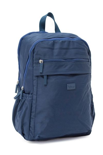 NEMO BAGS Rucsac albastru unisex mediu, importat, compartiment pentru laptop pentru tineret, material impermeabil, 40x29x18cm