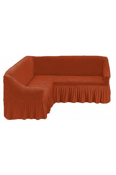 Inovius Husa coltar bumbac elasticizat - Model Uni Caramiziu