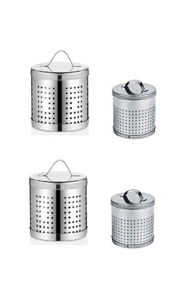 kitchenboost Strainer Inside the Teapot - Cage Strainer 4 Pcs Tea Strainer Set 2 Sizes