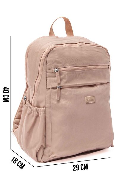 NEMO BAGS Rucsac unisex mediu Powder, importat, compartiment pentru laptop pentru tineret, material impermeabil, 40x29x18cm