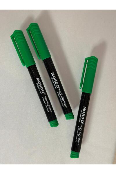 Mondo FOSFORLU KALEM YEŞİL VE PEMBE RENK SEÇENEKLERİ