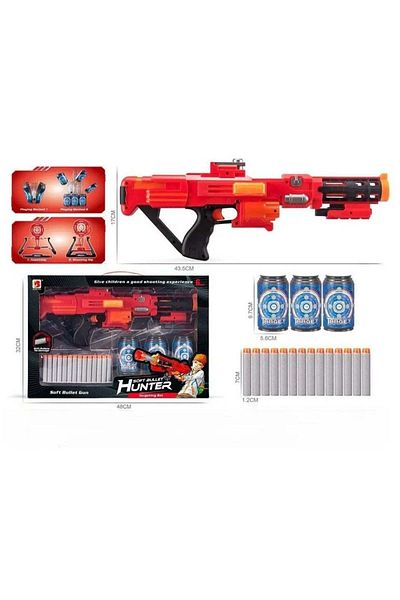 Store7 Foam Bullet Toy Gun for Kids with 12 Bullets and 3 Targets – Safe and Fun Design