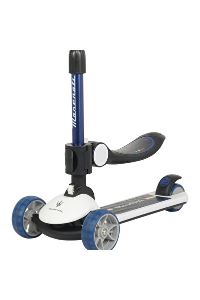 Factual Toys Maserati Official Licensed 3 Wheels Kids Ride On Kick scooter With Seat Learn To Handle Steering