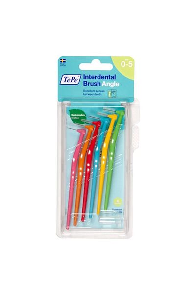 TePe Set de periute de dinti interdentare, TePe, Mix, Angle, Multicolor, 6 bucati