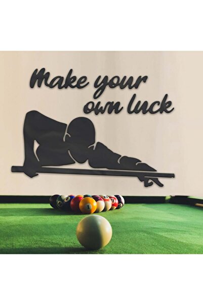 Marktna لوحة اكريلك اسود مودرن بنقشة بلياردو