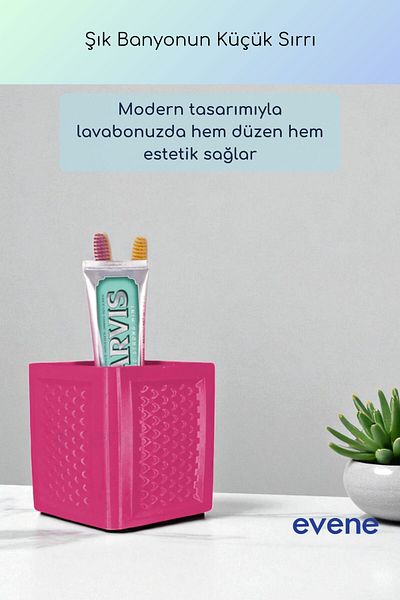 Evene Θήκη οδοντόβουρτσας Βάση οδοντόβουρτσας Βάση οδοντόβουρτσας Φούξια Χρώμα Μοντέλο 86