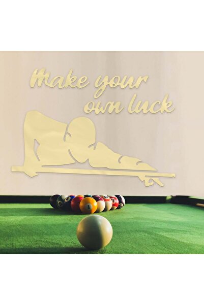 Marktna لوحة اكريلك ذهبي مودرن بنقشة بلياردو