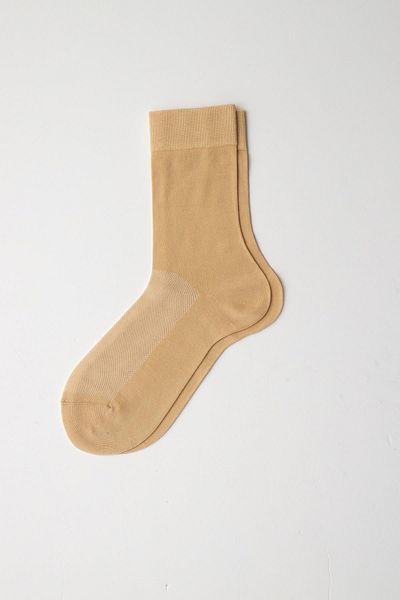 Katia&Bony Mercerized Mesh Men's Socks Beige